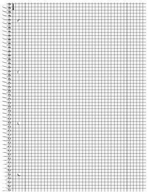 Actual product image Brunnen College notepad Student Colour Code DIN A4 squared with margin inside/outside 90g/m² azure blue 80 (A4, Checked, No binding)