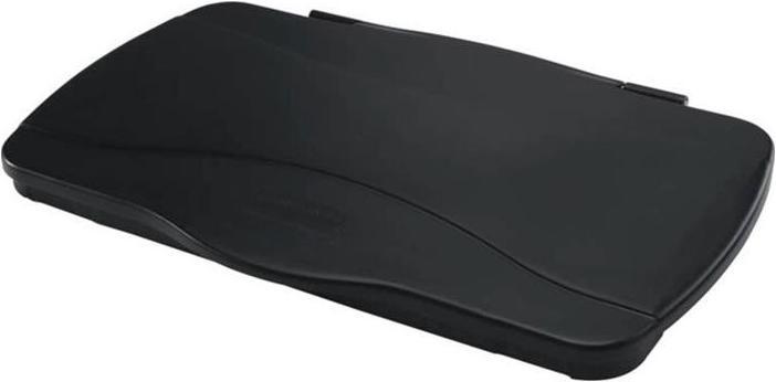 Produktbild Rubbermaid Deckel Polyethylen schwarz B343xT543mm passend für Wertstoffsammler 60/87 l Klappdeckel (87 l)