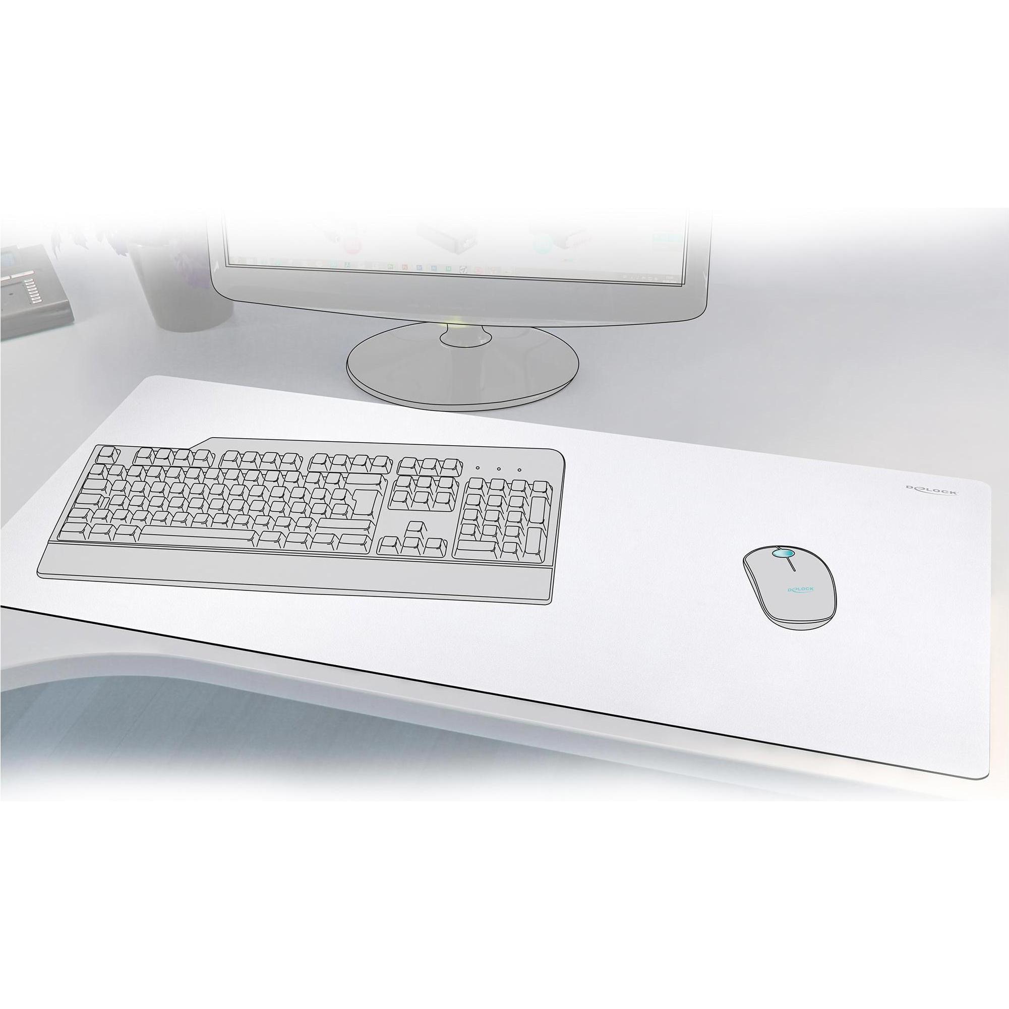 Thumbnail - Delock Soft (Wide), Mausmatte, Weiss