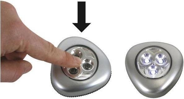 Produktbild Perel SELBSTKLEBENDE LED-LAMPEN - 3-tlg.