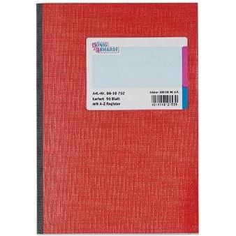 König & Ebhardt, Heft + Block, Registerbuch DIN A5 kariert 70g/m² 96 Bl. (A5, Kariert)