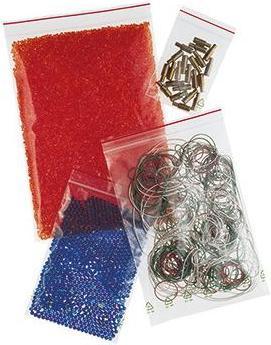 Produktbild Veloflex Druckbandbeutel 7x10 cm (BxH) Polyethylen transparent 100 St./Pack. (Geschenkband, 100 x)