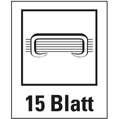 Thumbnail - Novus, Heftgerät, Heftgerät E 15 Nr. 10 fest/nageln 15 Bl. (80 g/m²) inkl. 200 Heftklammern No.1 Metall/Kunststoff... (1...