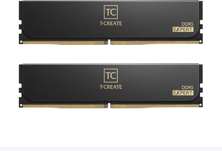 Actual product image Team Group DIMM 48 GB DDR5-6400 (2x 24 GB) dual kit (black, CTCED548G6400HC32ADC01, AMD EXPO) (2 x 24GB, 6400 MHz, DDR5 RAM, DIMM)