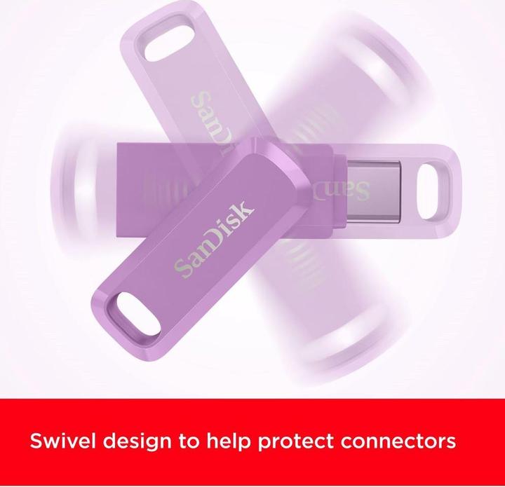 Image du produit SANDISK Ultra Dual Drive Go (64 Go, USB-C, USB-A)