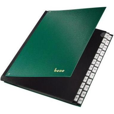 Bene, Mappe, Pultordner A-Z Polyproylen grün 24 Fächer (1 x)