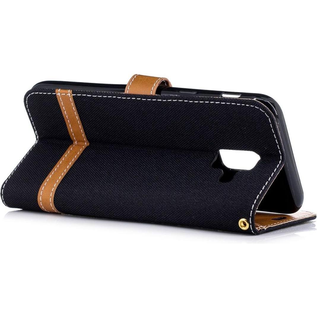 Thumbnail - König Design Hülle Handy Schutz für Samsung Galaxy A6 (2018) Case Cover Tasche Wallet Etui (Samsung Galaxy J6 (2018)), S...