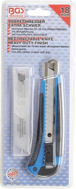 Actual product image BGS Snap-Off Knife Blade width 18 mm (Cutters)