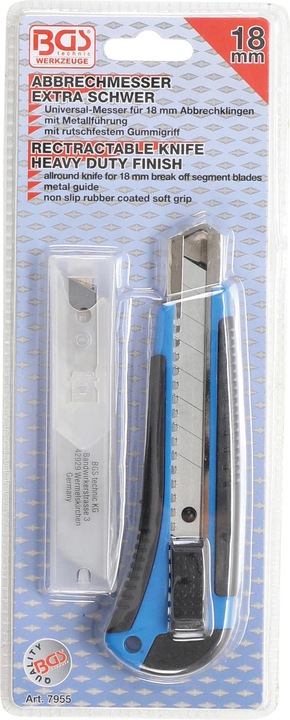 Actual product image BGS Snap-Off Knife Blade width 18 mm (Cutters)