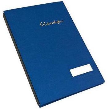 Soennecken, Mappe, Unterschriftenmappe Verwendung für Papierformat: DIN A4 Material des Einbandes: Leinen (A4, 1 x)
