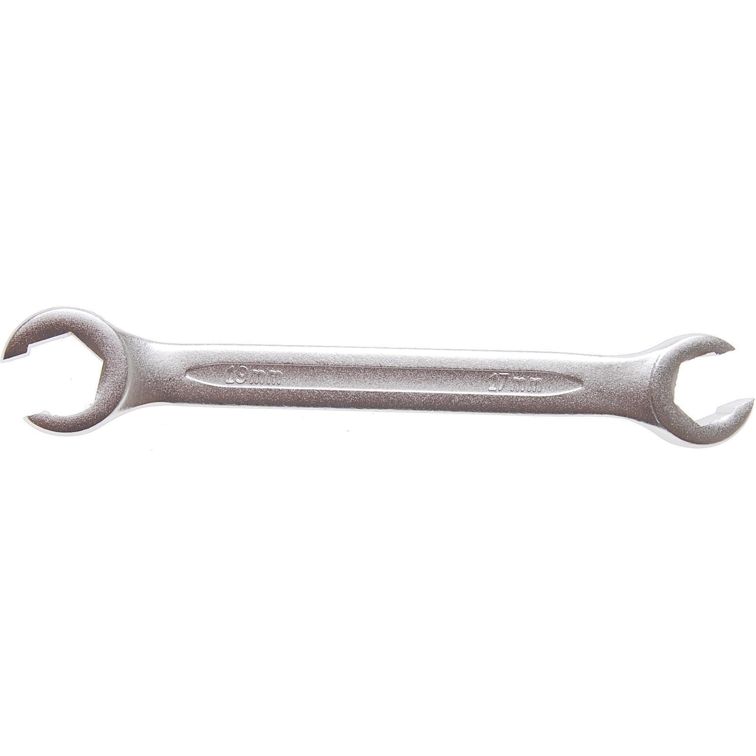 BGS, Schraubenschlüssel, Offener Doppel-Ringschlüssel SW 17 x 19 mm (19 mm, 17 mm)