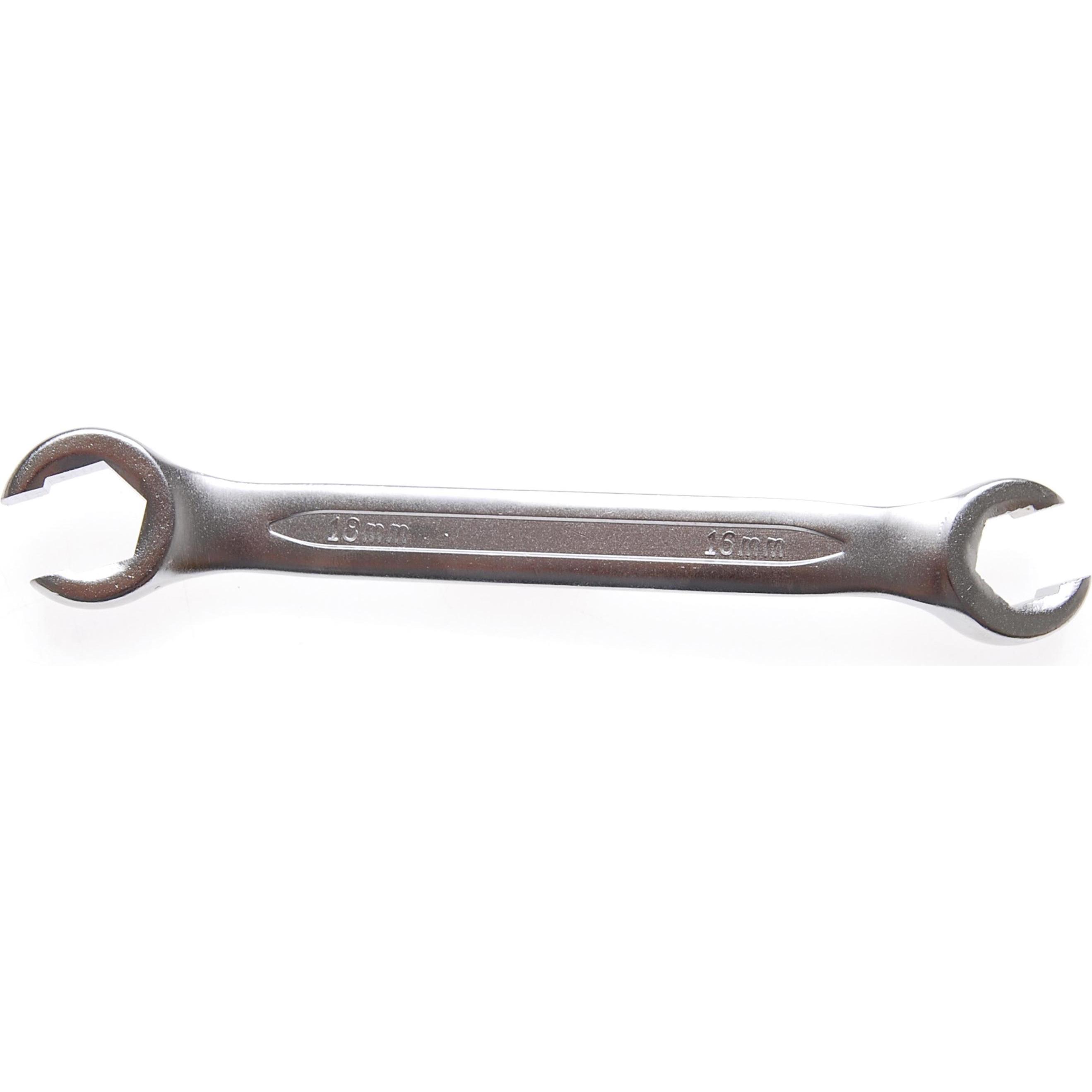 BGS, Schraubenschlüssel, Offener Doppel-Ringschlüssel SW 16 x 18 mm (16 mm, 18 mm)