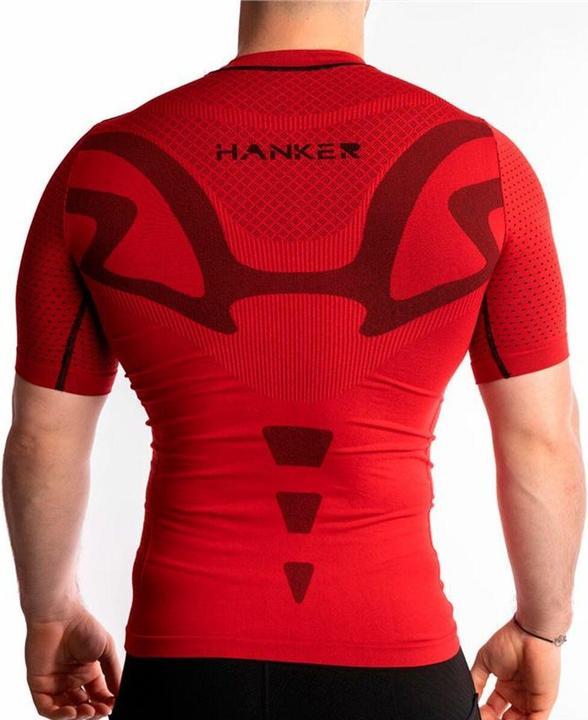 Actual product image Hanker Herren Kurzarm-T-Shirt Rot (S)