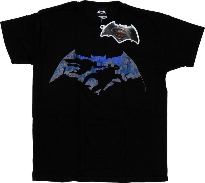 Produktbild Batman v Superman Schlacht Silhouette TShirt (S)