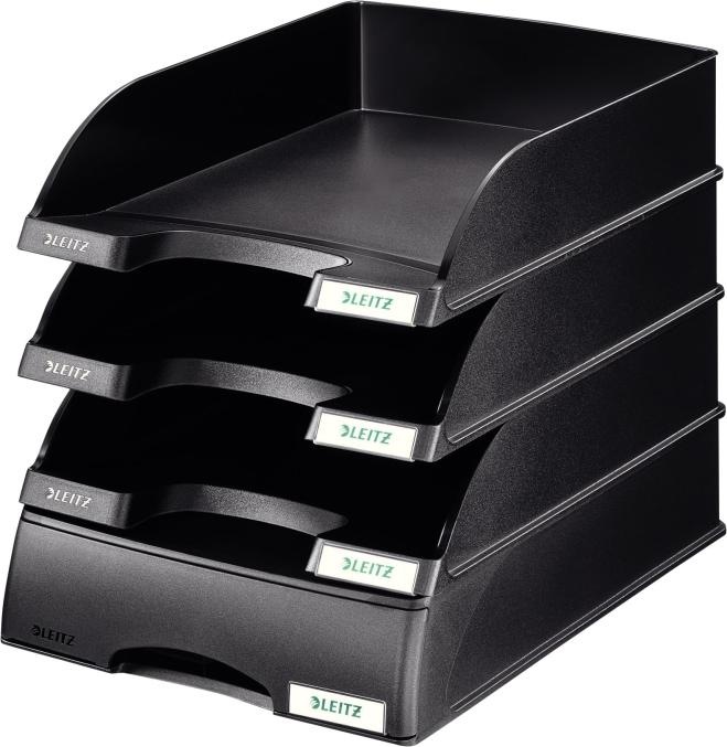 Actual product image Leitz Plus Standard - Brevbakke - for A4 - sort (A4)