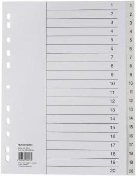 Produktbild Soennecken Zahlenregister Verwendung für Papierformat: DIN A4 Grammatur: 165 g/m²
