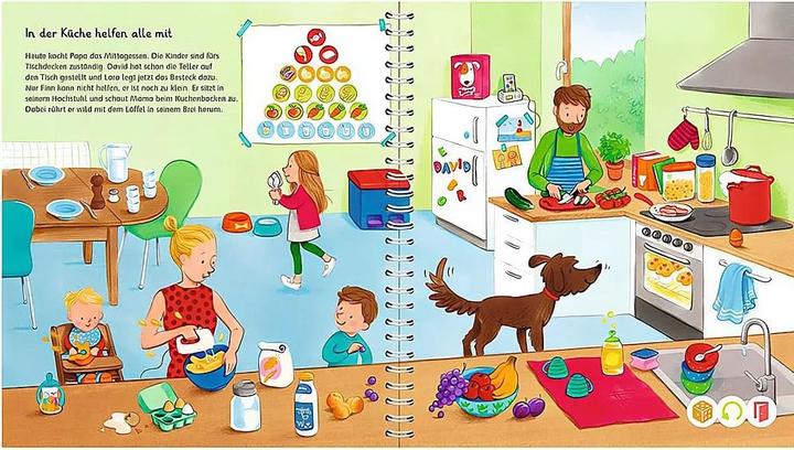 Immagine prodotto tiptoi Mein Wörter-Bilderbuch: Unser Zuhause (Tedesco, Frisona inca, Martina Leykamm, Susanne Gernhäuser, 2022)