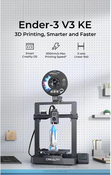 Actual product image Creality Imprimante 3D Ender 3 V3 KE