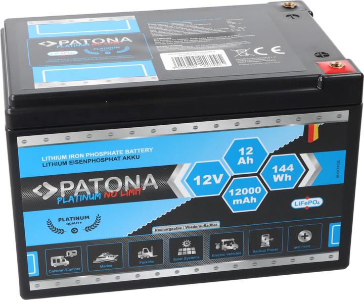 Actual product image Patona Platinum (12 Ah, 12 V)
