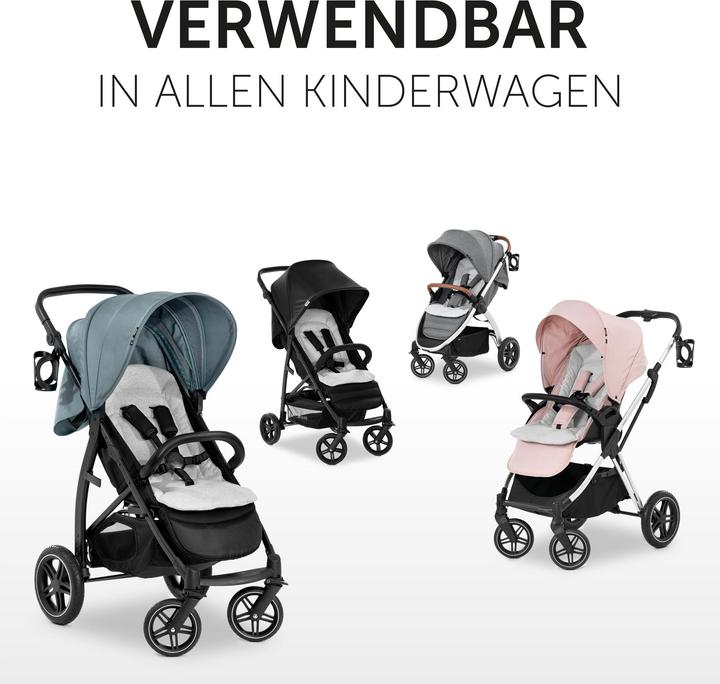 Produktbild Hauck Pushchair Seat Liner Light Grey