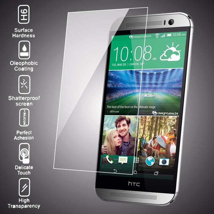 Produktbild Nalia Schutzglas (1 Stk., HTC One M8)
