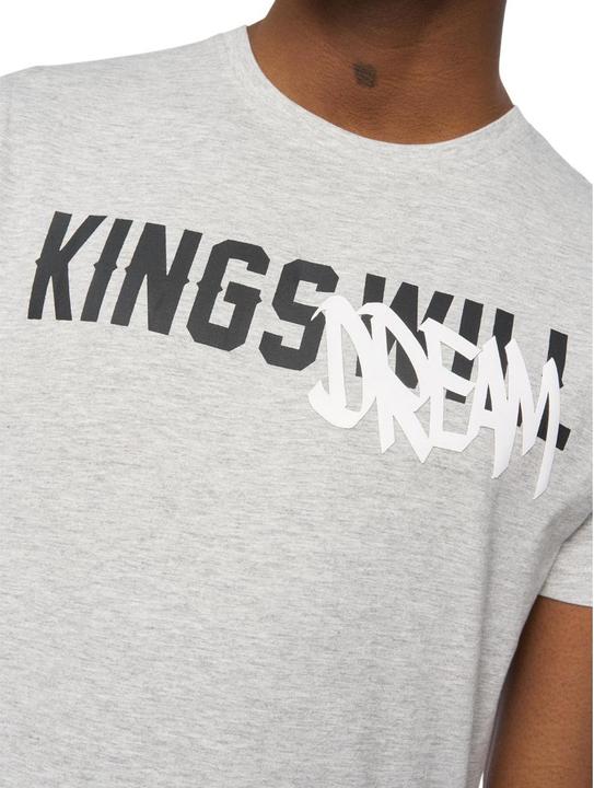 Actual product image Kings Will Dream Mens Tagged Back Print T-Shirt (M)