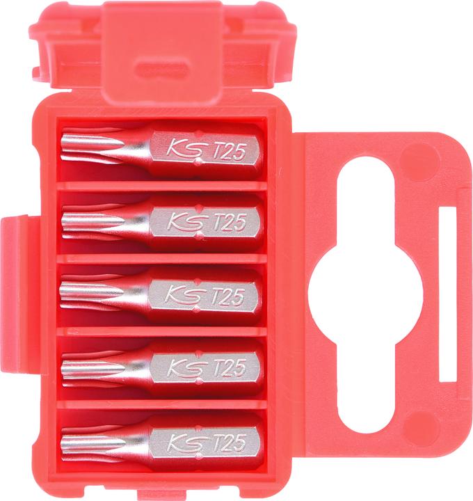 Actual product image KS Tools 1/4 bit TX. 25mm. T25. Pack of 5 911.2322 (25mm)