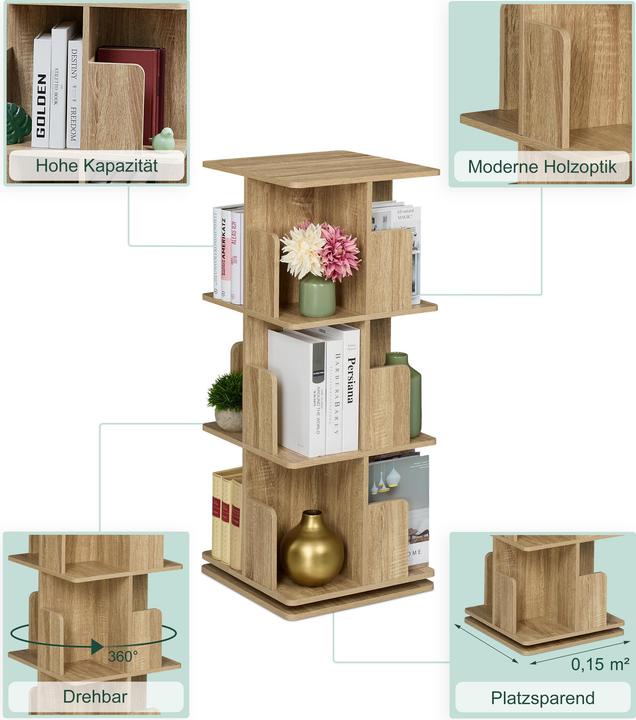 Produktbild Relaxdays Bücherregal (39 x 39 x 95 cm)