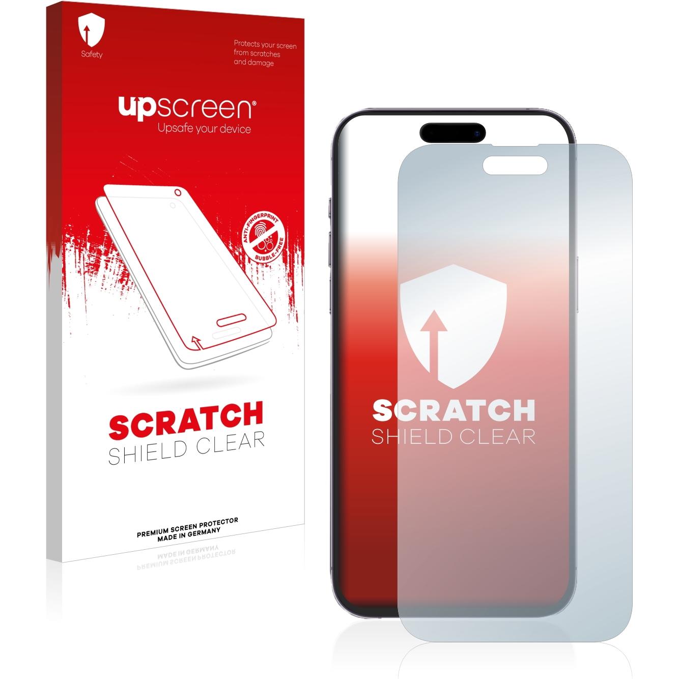 upscreen Scratch Shield Displayschutz (1 Stück, Apple iPhone 14 Pro Max), Smartphone Schutzfolie, Transparent