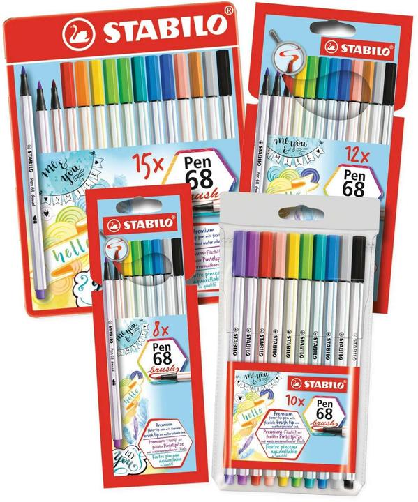 Image du produit STABILO Stylo 68 pinceau Premium (10 x)