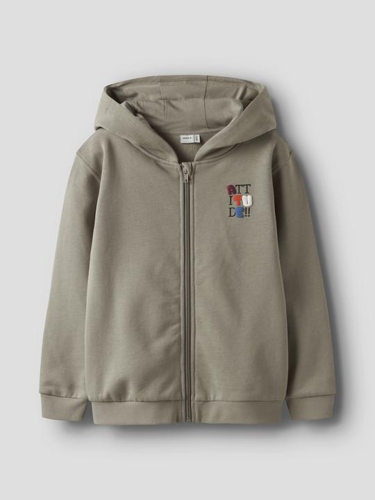 Produktbild Name it Kapuzen-Sweatshirt mit Reissverschluss aus Molton (152)
