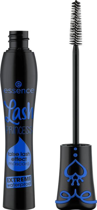 essence Lash PRINCESS mascara effetto ciglia finte EXTREME waterproof. (Nero, Nero)