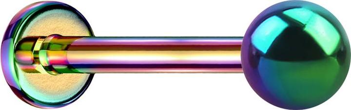 Produktbild Star Piercing Micro Labret farbig mit Kugel (Titan, ohne Messing)