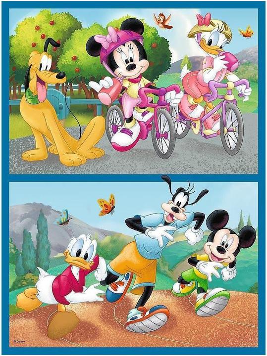 Actual product image Trefl 2 in 1 Puzzles + Memos - Mickey Mouse (78 pieces)