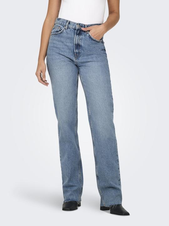 Produktbild Only OnlRiley Life High Waist straight fitted jeans Straight-Fit jeans (W32/L32)