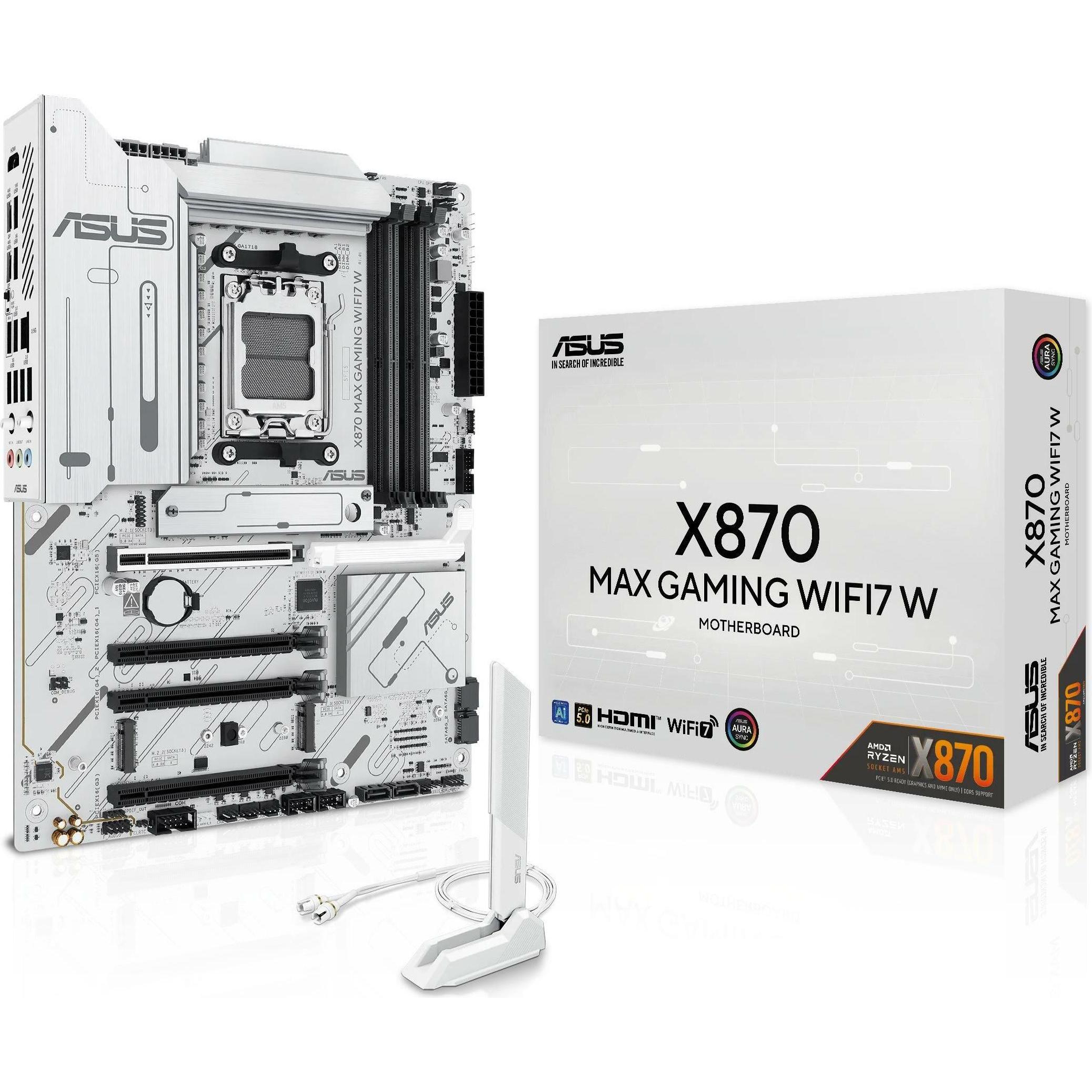ASUS X870 MAX GAMING WIFI7 (AM5, AMD X870, ATX), Mainboard