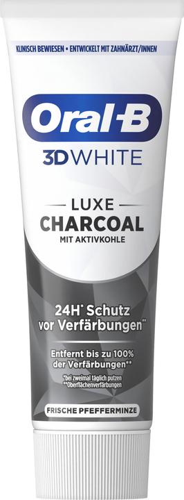 Produktbild Oral-B 3D White Luxe Charcoal Whitening (75 ml)