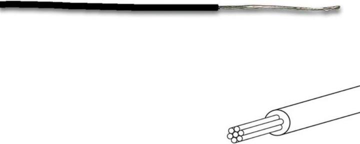 Image du produit Cables FIL DE CÂBLAGE - ø 1.4 mm - 0.2 mm² - MULTIBRIN - NOIR
