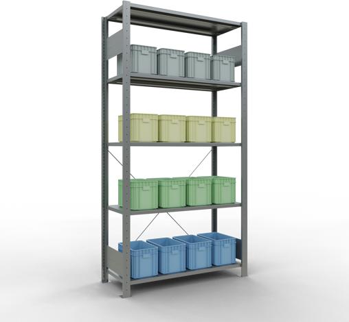 Actual product image Schulte Lagertechnik MULTIplus85 basic racking system with cross braces