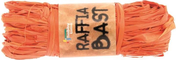 Actual product image Glorex Raffia raffia 50g orange