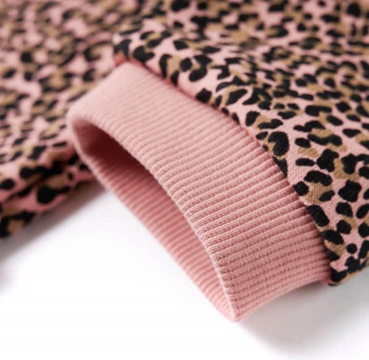 Produktbild vidaXL Kinder-Pulloverkleid Mittelrosa 116,Material: 95 (116)