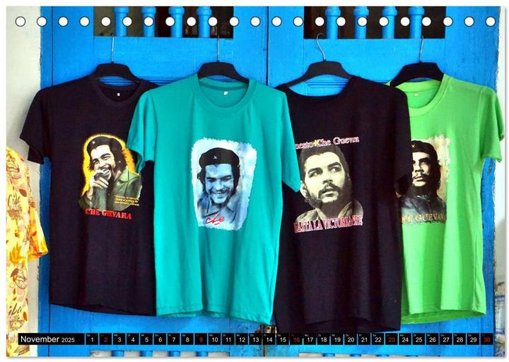 Image du produit CHE - Ernesto Che Guevara in Kuba (Tischkalender 2025 DIN A5 quer), Monatskalender (A5)