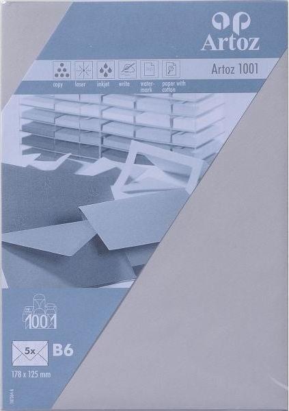 Produktbild Artoz 1001 Kuverts lichtgrau (B6, 5 x)
