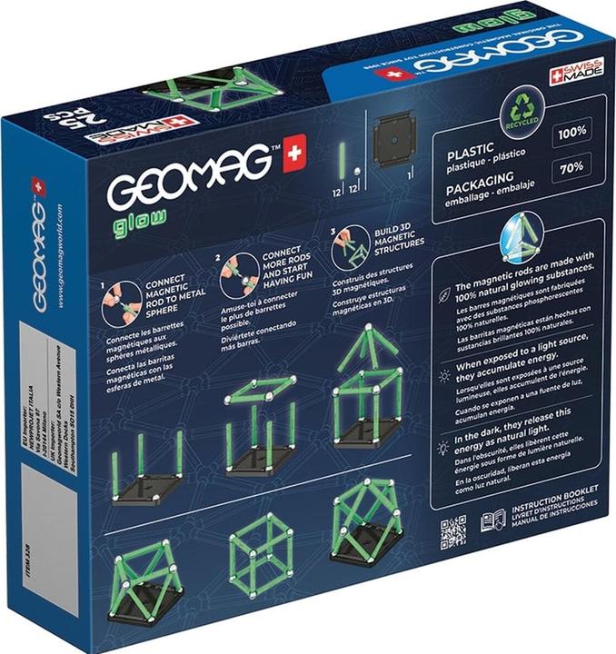 Image du produit Geomag GLOW RECYCLED 25 pièces