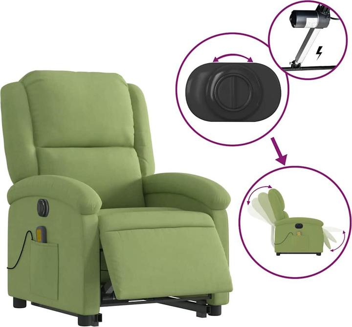 Image du produit vidaXL Massagesessel mit Aufstehhilfe