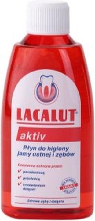 Lacalut Aktiv Mundspülung 300 Ml (300 ml, Mundwasser)