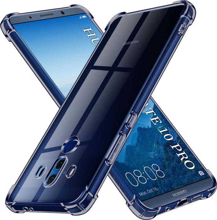 Produktbild Techsuit - Shockproof Clear Silicone - Huawei Mate 10 Pro - Smoke Black (Huawei Mate 10 Pro)