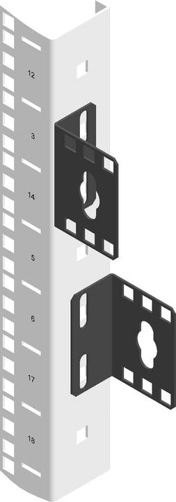 Produktbild Enoc Montagewinkel 1HE vertikal EPVB X1-S - Rack-Zubehör