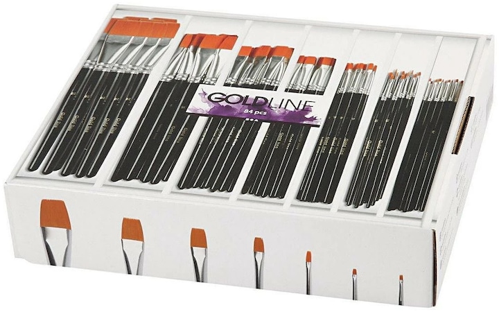 Creativ Company Nylonhaar-Pinsel 7 Grössen (24 mm)