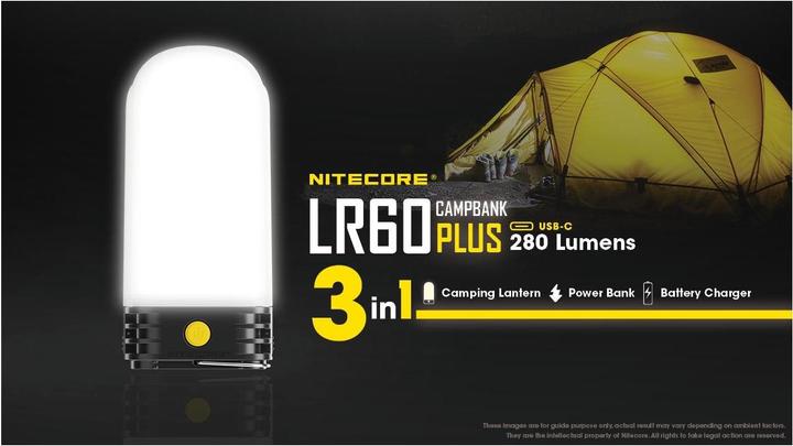 Image du produit Nitecore Lanterne LR60 avec fonction banc de puissance